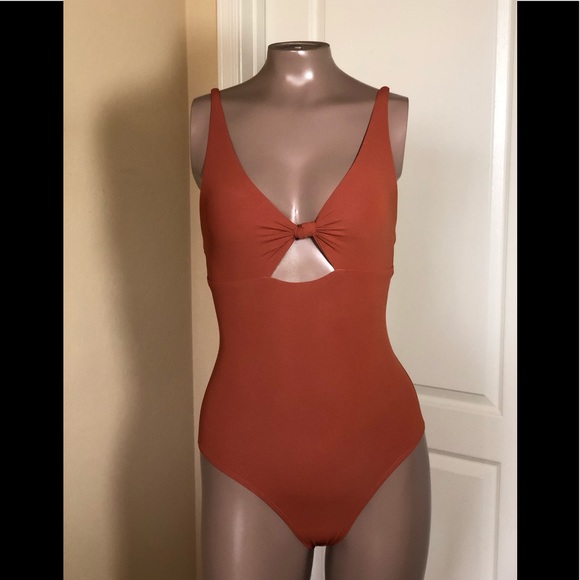 Tory Burch Other - Tory Burch Palma Front Knot Keyhole Swimsuit